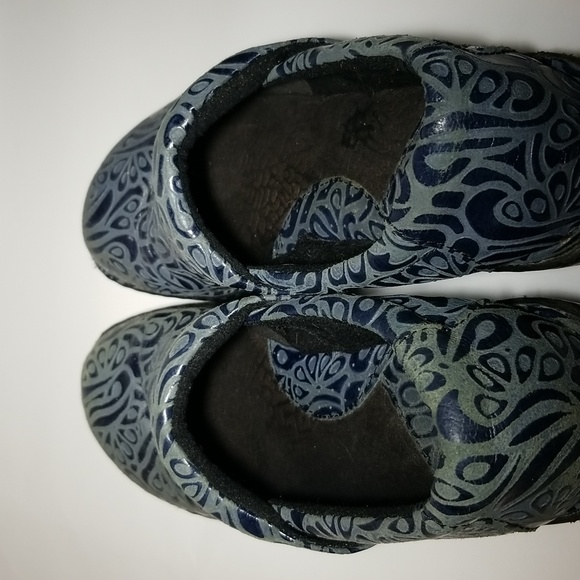 Boc, Blue leather clogs, Women'size 11 - Picture 8 of 12